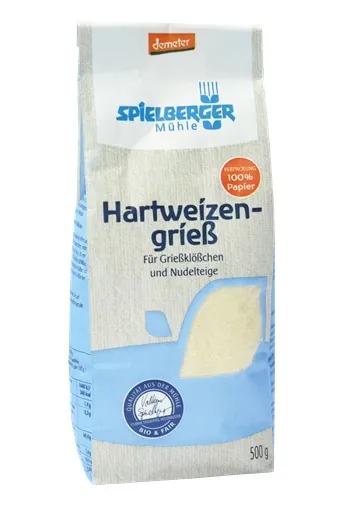 Gris din grau dur Demeter ECO, 500 g, Spielberger