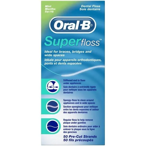 ORAL B SUPERFLOSS 50M