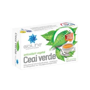 Ceai verde, 30 comprimate, BioSunLine