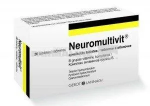 NEUROMULTIVIT x 20 COMPR. FILM. FARA CONCENTratie LANNACHER HEILMITTEL - GEROT LANNACH
