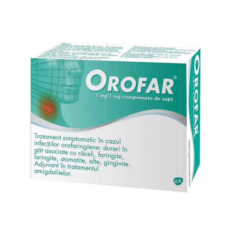 Orofar , 24 comprimate