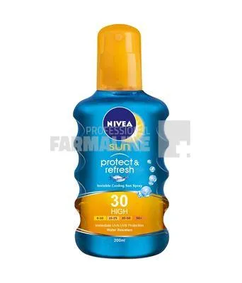 Nivea 85803 Sun Protect &amp; Refresh Spray protectie solara SPF30 200 ml