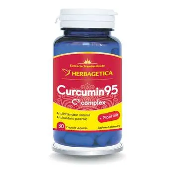 Curcumin95+ C3 Complex, 30 capsule, Herbagetica