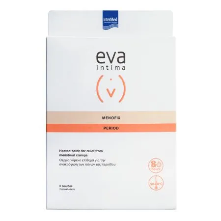 Plasture termic pentru ameliorarea durerilor menstruale Eva Intima Menofix, 1 bucata, Intermed