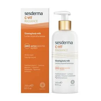 Lapte de corp cu particule stralucitoare C-Vit Radiance, 250ml, Sesderma