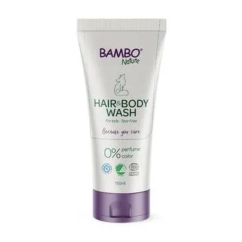 Sampon si gel de dus pentru copii, 150ml, Bambo Nature