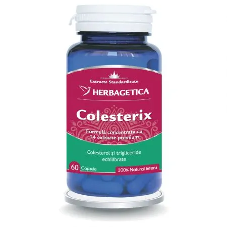 Colesterix, 60 capsule, Herbagetica