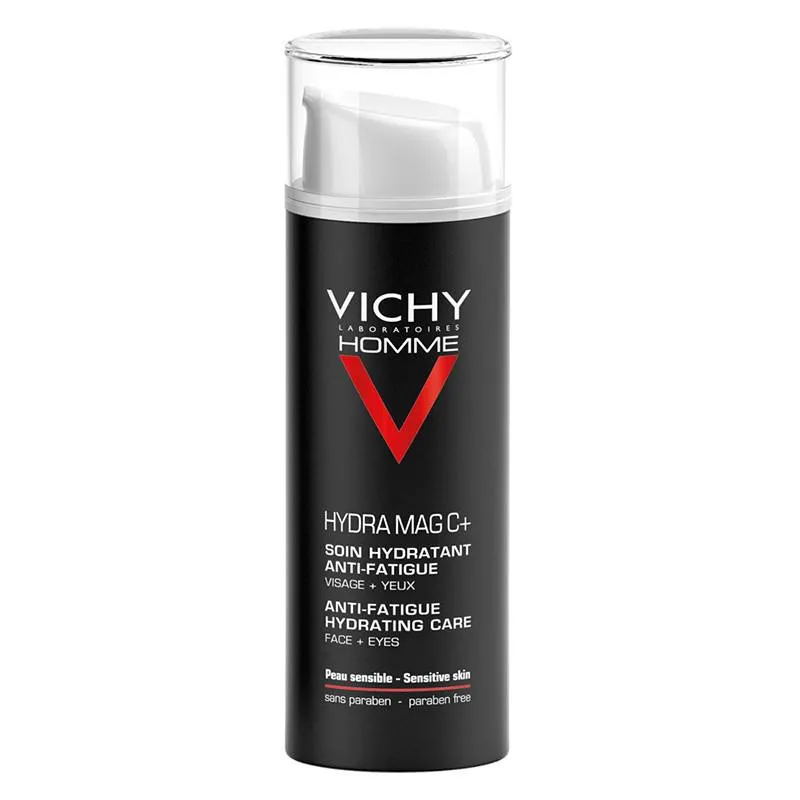 VICHY Homme Hydra Mag C+ gel hidratant fortifiant 24h x 50ml