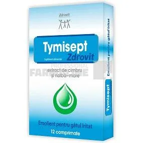 Zdrovit Tymisept 12 comprimate