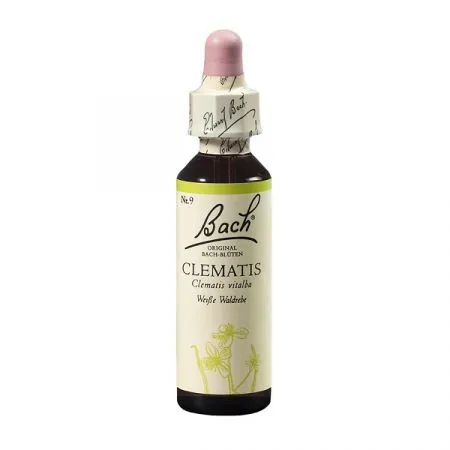 Picaturi curpen Clematis Original Bach, 20 ml, Rescue Remedy