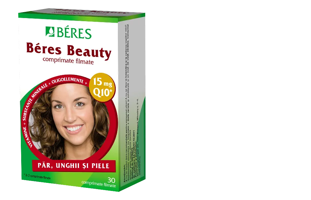 Beres Beauty par, unghii si piele, 30 cpr, Beres Pharmaceuticals Co