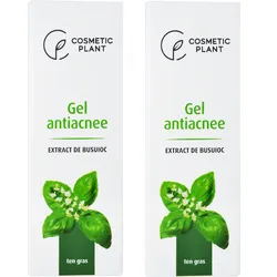 Gel antiacnee cu extract de busuioc, Pachet Promo 2 x 30 ml, Cosmetic Plant