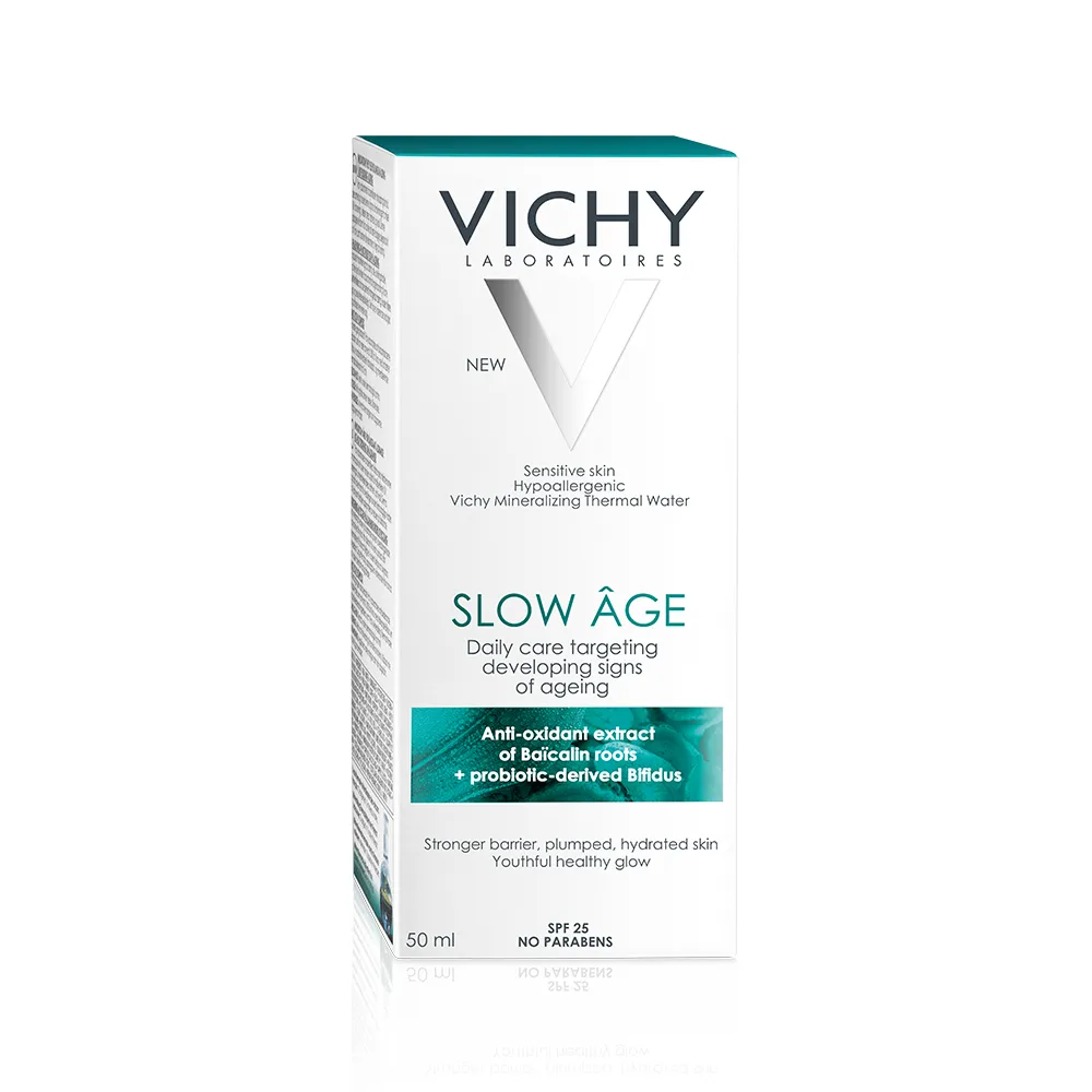 VICHY Slow Age Fluid zilnic pentru corectarea si incetinirea aparitiei semnelor de imbatranire a tenului SPF 25, 50ml