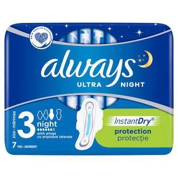 Absorbante ultra day&night, 7 bucati, Always