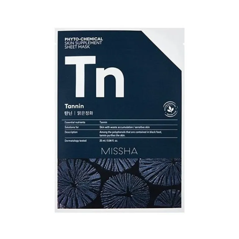 Masca purificare cu Taninuri 25ml (Missha)