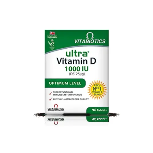 Vitabiotics Ultra Vitamina D3 1000UI x 96 tablete