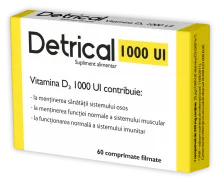 Zdrovit Detrical D3 1000IU x 60cp.film