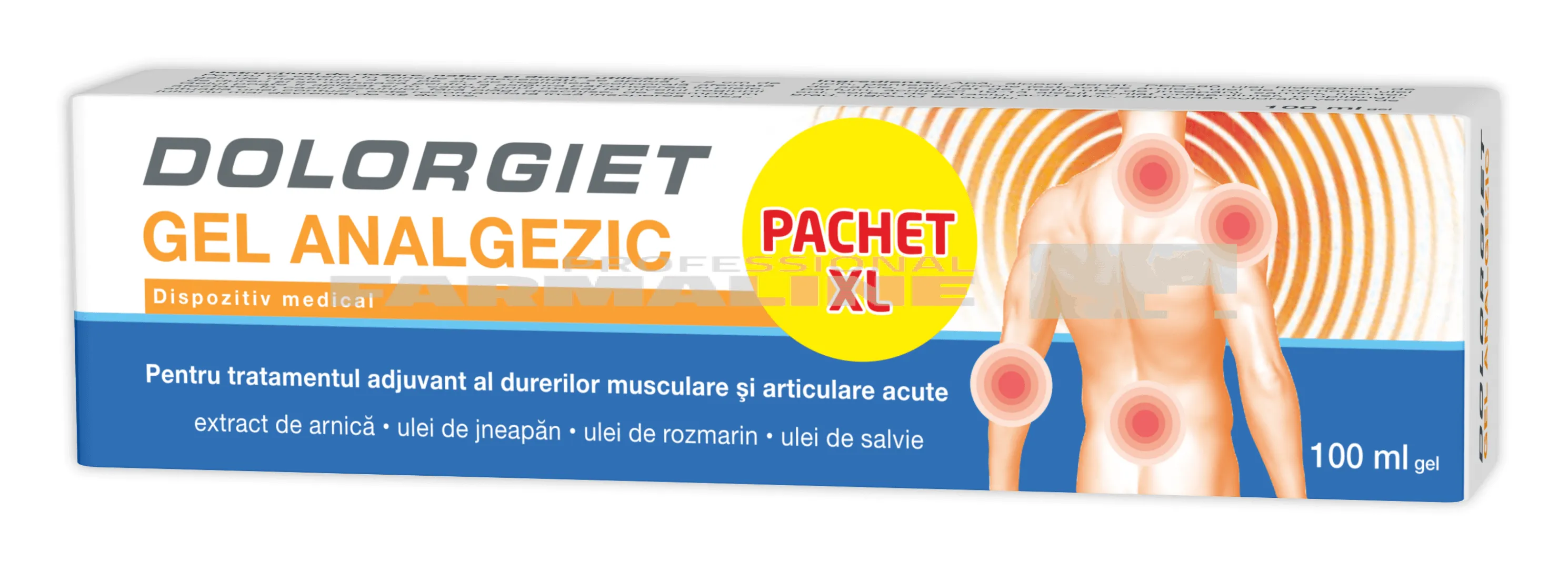 Zdrovit Dolorgiet Gel analgezic  100 ml