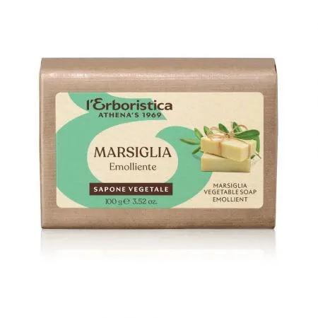 Sapun vegetal vegan de marsiglia, 100g, L'Erboristica