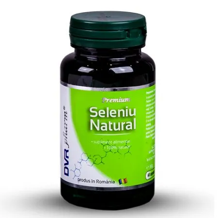 Seleniu natural, 60 capsule, Dvr Pharm