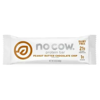 Baton proteic cu aroma de ciocolata si unt de arahide No Cow Protein Bar, 60g, GNC