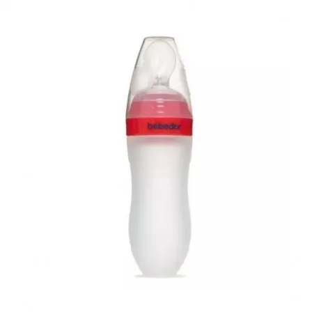 Bebe Dor Biberon din silicon cu lingurita, 120ml