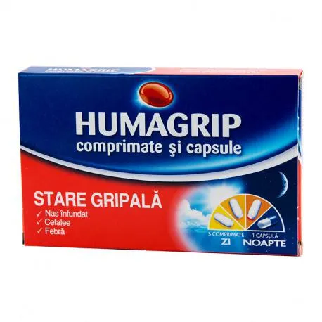 Humagrip x 12 comprimate + 4 capsule