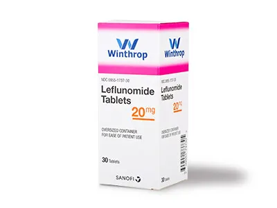 LEFLUNOMIDE WINTHROP 20mg x 30 COMPR. FILM. 20mg SANOFI- AVENTIS DEUT - ZENTIVA
