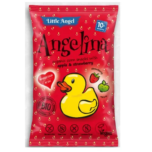Little Angel Pufuleti cu Mar si Capsune x 60 grame