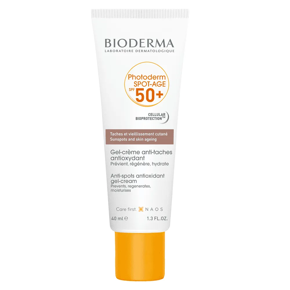 Gel-crema cu efect antioxidant impotriva petelor brune Photoderm Spot-Age, SPF 50+, 40 ml, Bioderma