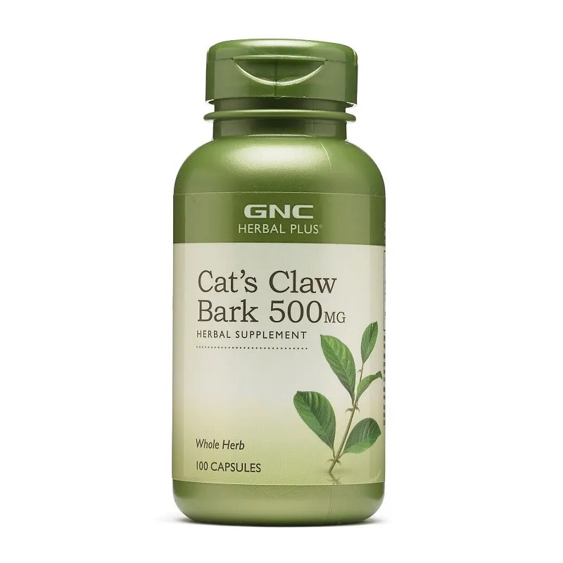 GNC HERBAL+ CAT'S CLAW BARK 500MG 100 CAPSULE