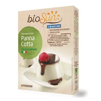 Pudra pentru budinca Panna Cotta fara gluten eco Biosun, 95g, S.Martino