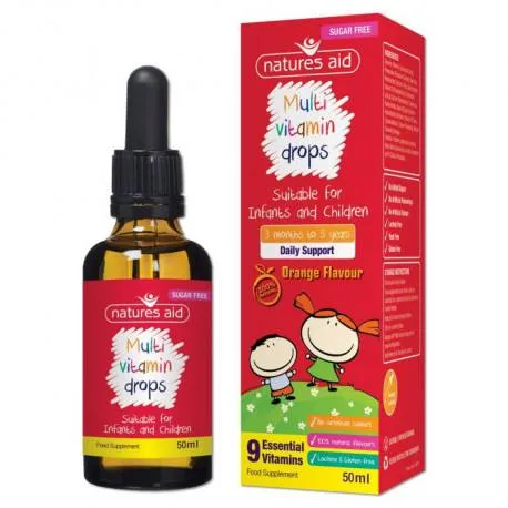 NATURES AID Children's Multivitamin drops , 50 ml