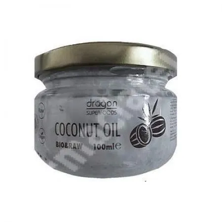 Ulei de cocos Bio virgin, 100 ml, Dragon Superfoods
