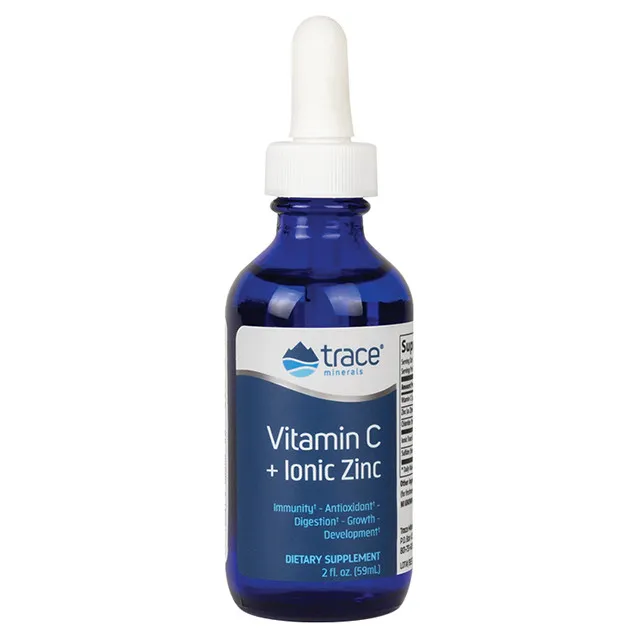 TRACE MINERALS VITAMIN C + ZINC IONIC 59 ML