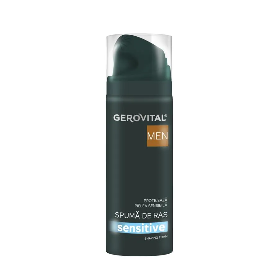 Spuma de ras Sensitive, 200 ml, Gerovital Men 3774