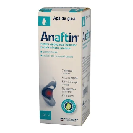 Anaftin Apa De Gura 3% 120ml
