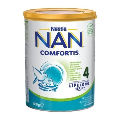 Lapte pentru copii de varsta mica Nestlé NAN COMFORTIS 4, de la 2 ani, 800g