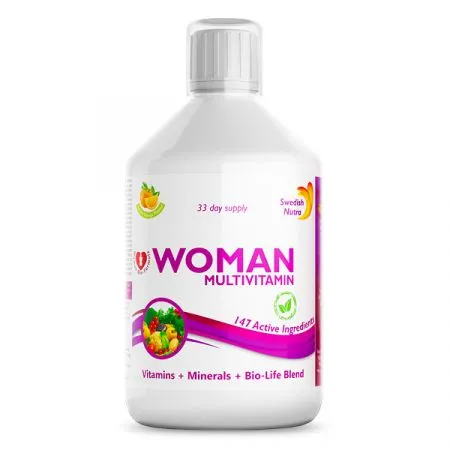 Multivitamine lichide pentru femei, 500 ml, Swedish Nutra