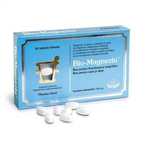 Bio Magnesiu, Pharma Nord, 30 tablete filmate