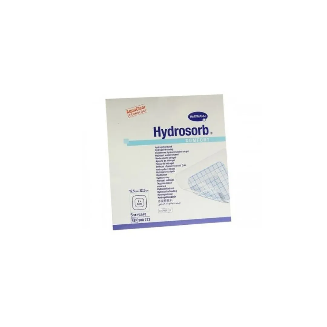 Pansament transparent Hydrosorb comfort, 12.5 x 12.5 cm, 5 bucati, Hartmann
