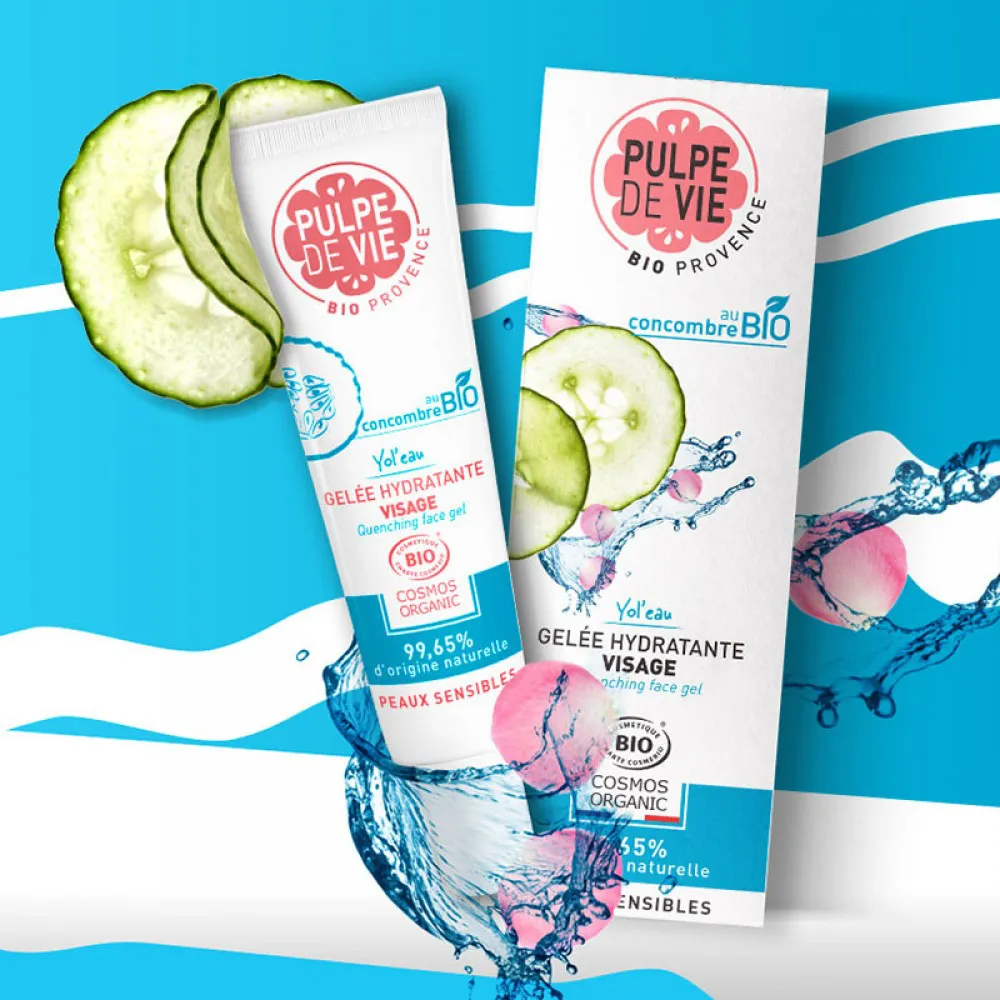 Gel hidratant pentru ten sensibil Yol Eau (40 ml), Pulpe de Vie