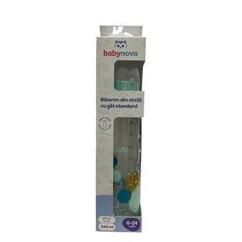 Biberon din sticla, 250ml, Baby Nova