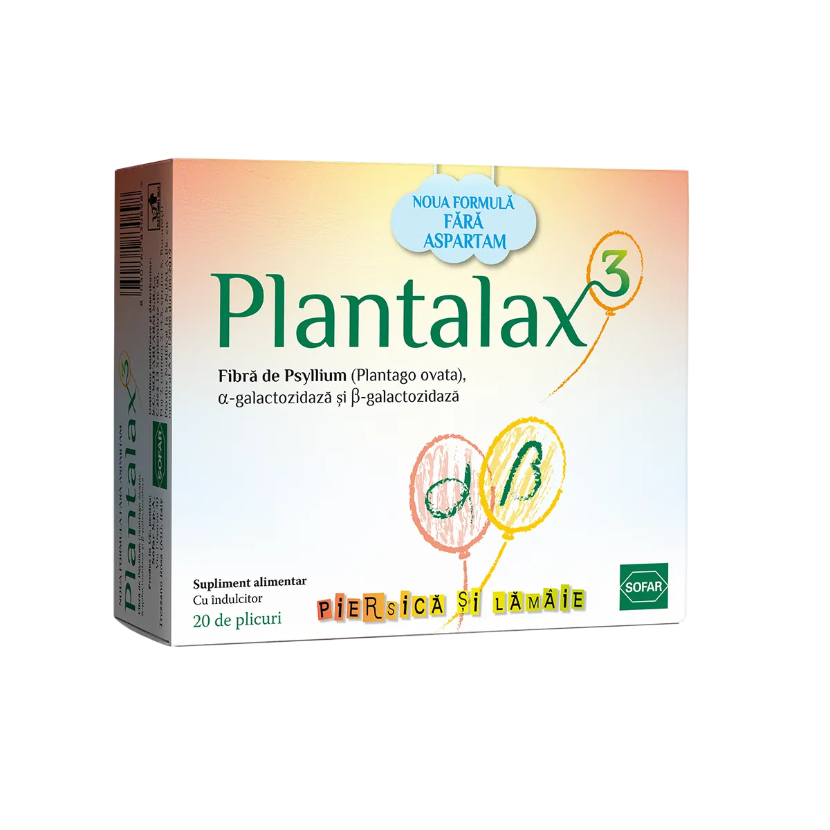 Plantalax 3 x 20 de plicuri