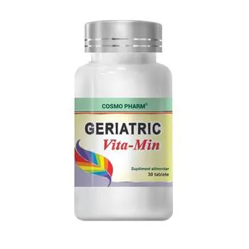 Geriatric Vita-Min, 30 tablete, Cosmopharm