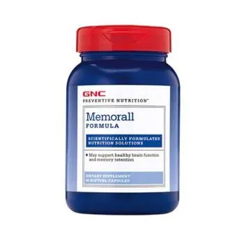 Formula pentru sanatatea creierului si imbunatatirea memoriei Memorall, 60 capsule, GNC