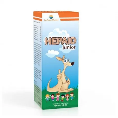 Hepaid Junior hepatoprotector natural pentru copii, 100ml