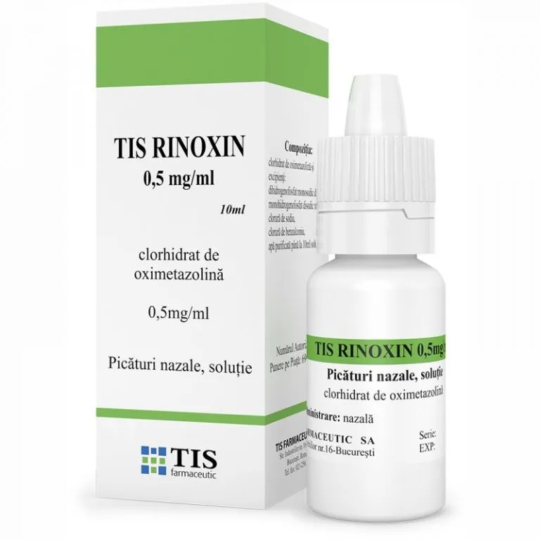 TIS RINOXIN 0.5MG/ML PICATURI NAZALE 10ML