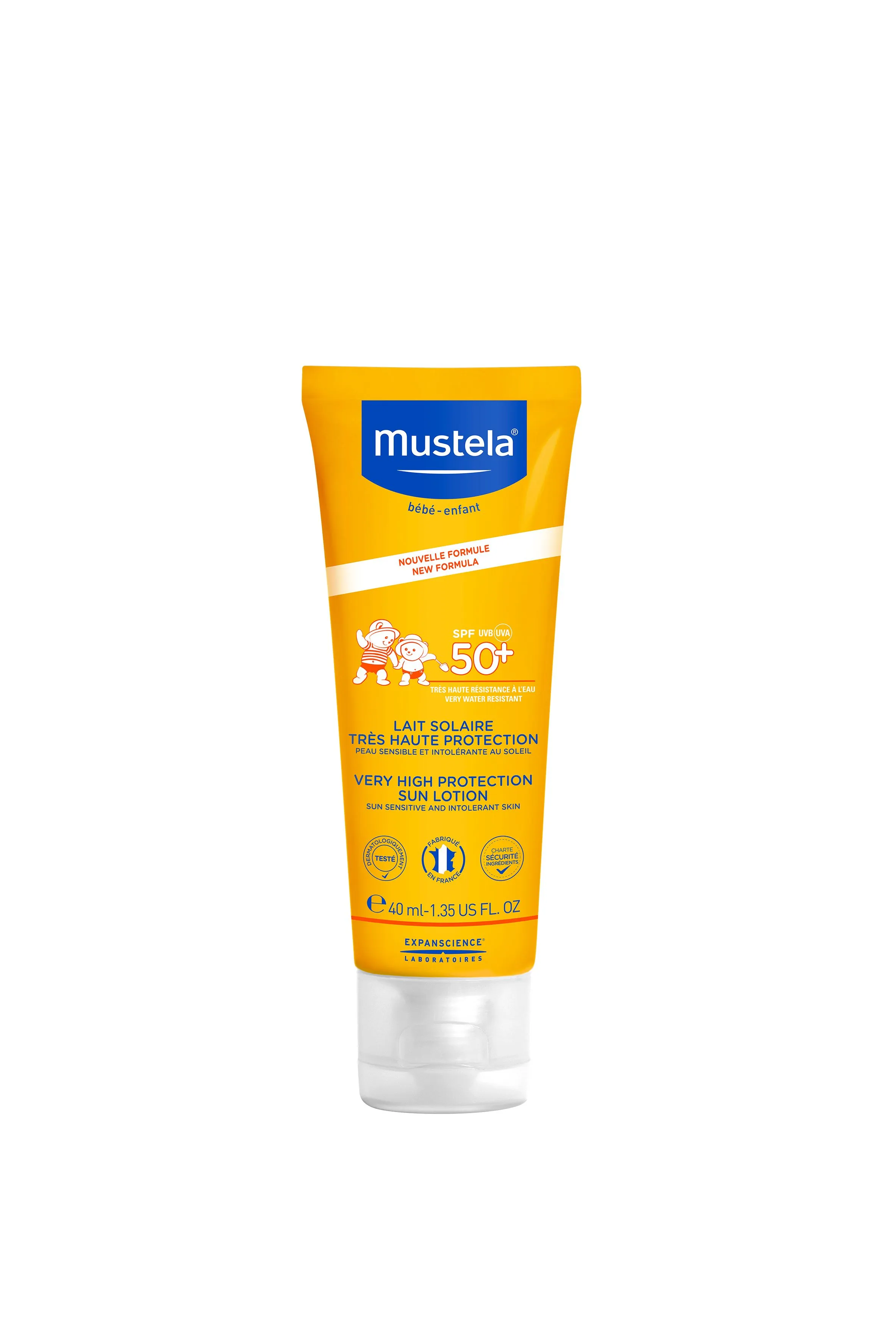 Lotiune protectie solara SFP50+, 40 ml, Mustela