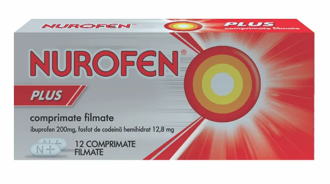 Nurofen Plus 200mg x 12 comprimate filmate